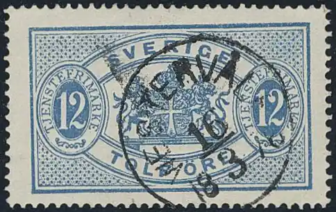 Nedsatt pris - Sweden. Facit Tj5d, U county. WESTERVÅLA 16.3.1876. Postal 600 -