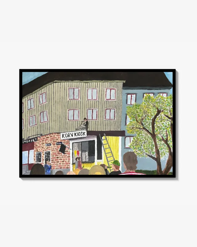 Precis tillagt - Korvkiosken Majorna Poster