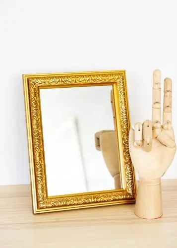 Spegel Nostalgia Guld 19x24 cm | Rabatter