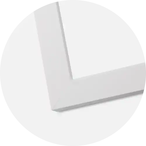 Nyhet - Ram Glas White Wood 70x70 cm