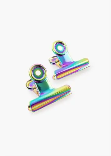Direkt från fabriken | KAILA Poster Clip Rainbow 50 mm - 2-p