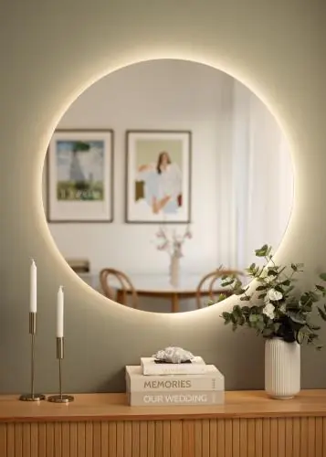 Expressfrakt | KAILA Spegel LED 90 cm Ø