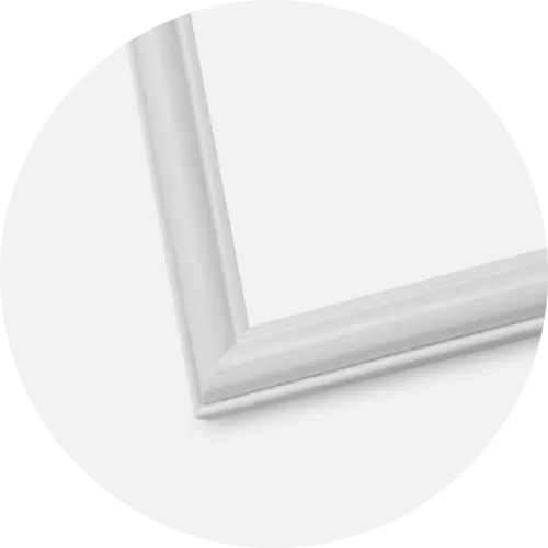 Ram Line Glas Vit 12x12 cm - Bara idag