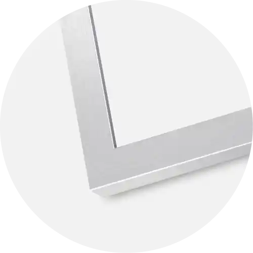 Ram Selection Silver 60x80 cm - Passepartout Svart 50x65 cm | Premiumkvalitet