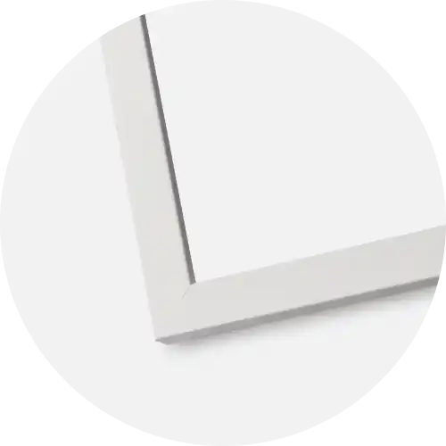 Ram Edsbyn Vit 40x54 cm - Passepartout Vit 30x43 cm - Topprodukt
