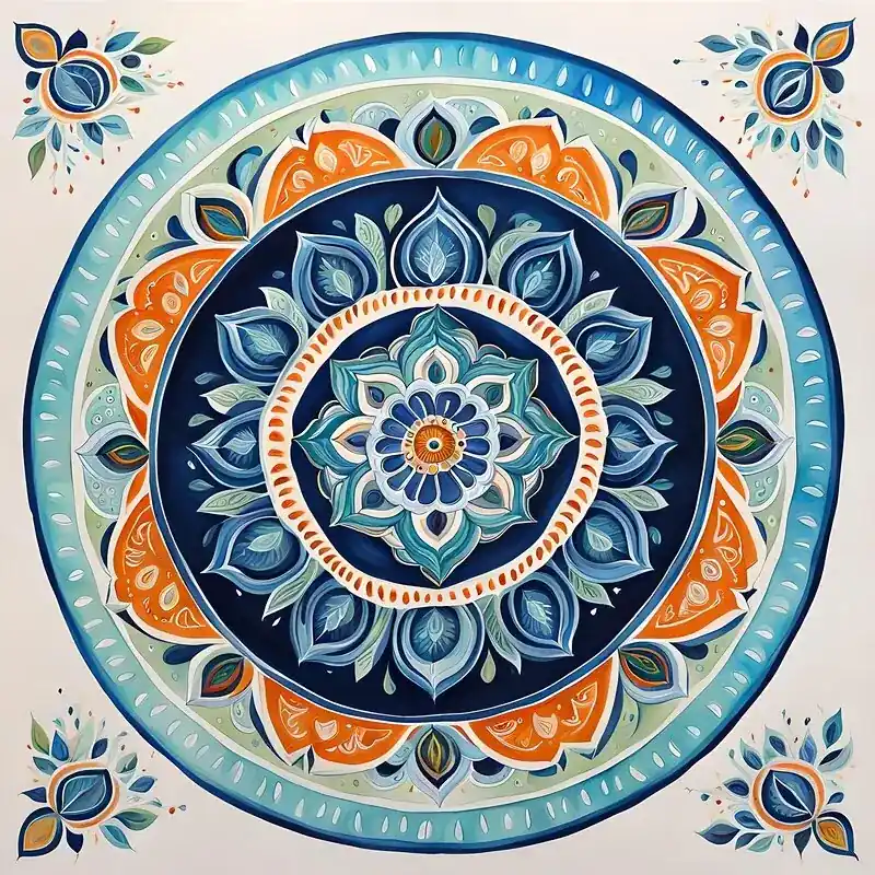 Peaceful mandala av Harri Ylikomi | Sänkt pris