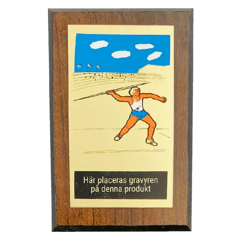 Rabatter - Plakett Spjut HTP 2700
