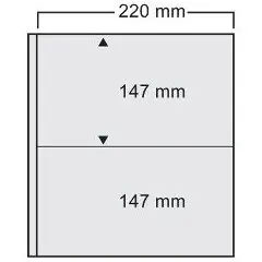 A4 insticksblad transparent 2 fickor, 5-pack - Specialerbjudande