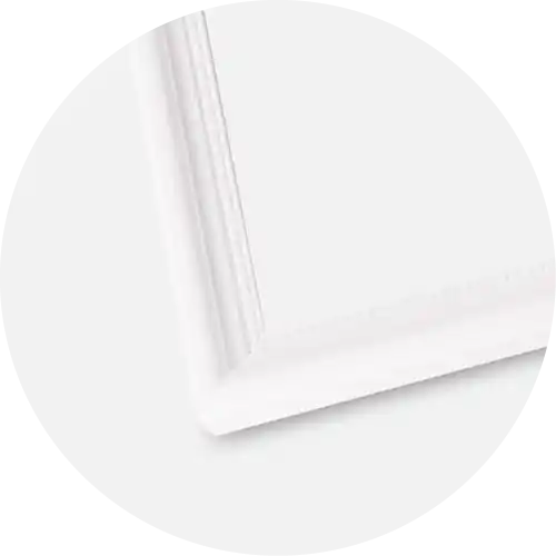 Ram Gala Vit 40x50 cm - Passepartout Vit 31x41 cm