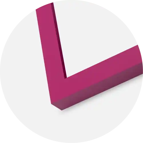 Ram Selection Bubblegum Pink 40x50 cm - Passepartout Vit 29,7x42 cm