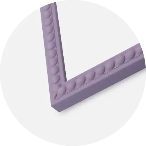 Ram Perla Lila 30x30 cm - Passepartout Vit 19x19 cm