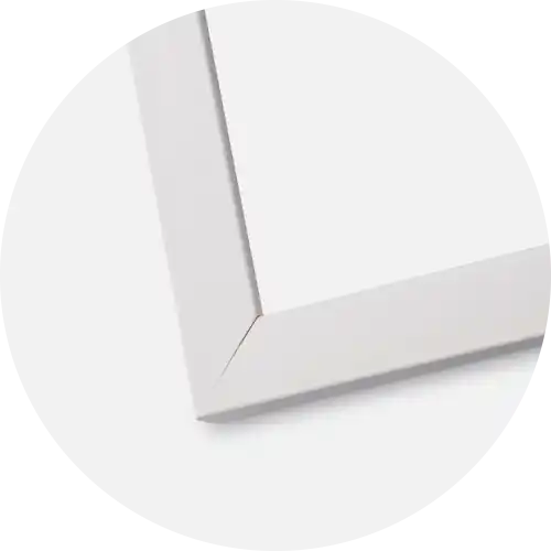 Ram Stilren Glas Vit 30x40 cm - Passepartout Vit 22x32 cm