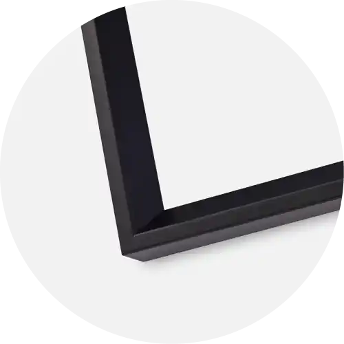 Ram Globe Glas Svart 15x15 cm - Passepartout Vit 10x10 cm