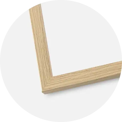 Ram Galant Glas Ek 50x60 cm - Passepartout Vit 41x51 cm