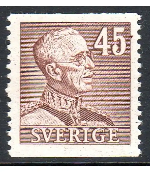 F.282, 45 öre Gustaf V profil höger, typ II **
